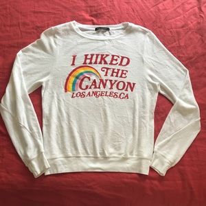 Wildfox I Hiked The Canyon LA Sweatshirt